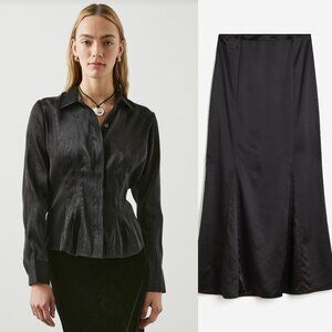 Zara Blouse and H&M Skirt Set - Size S